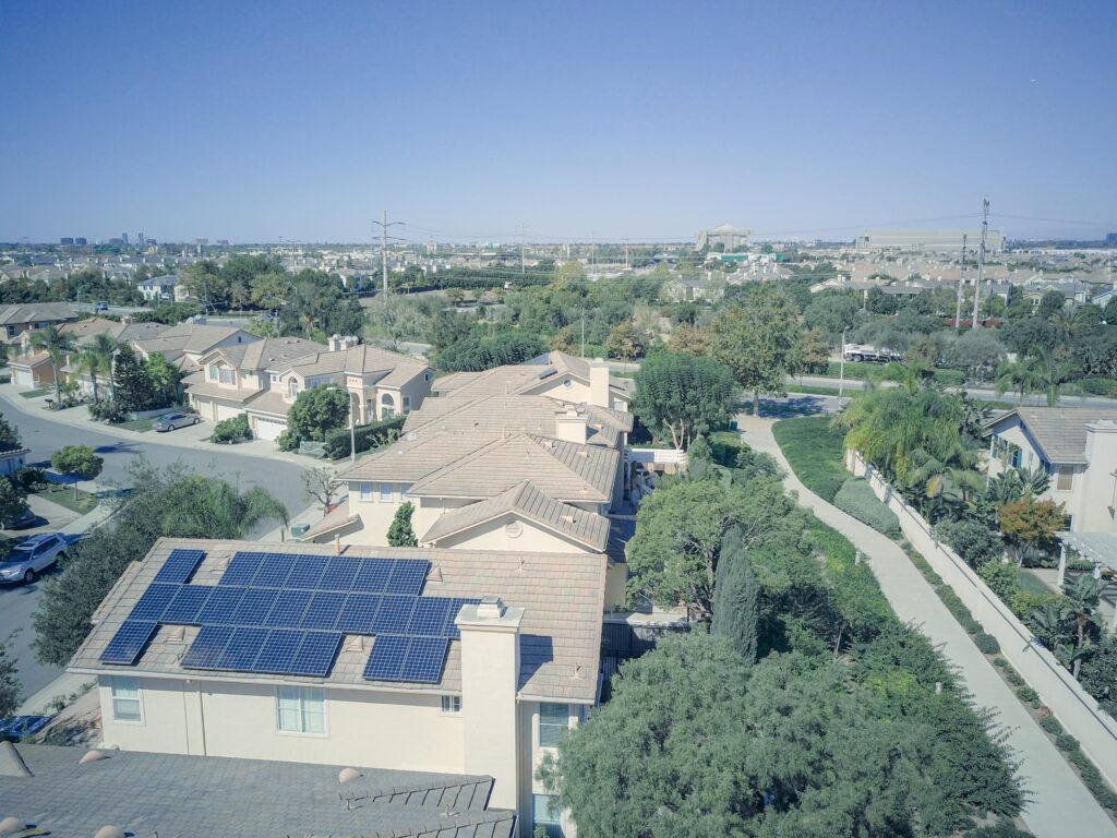 Solar panel installed at rooftop